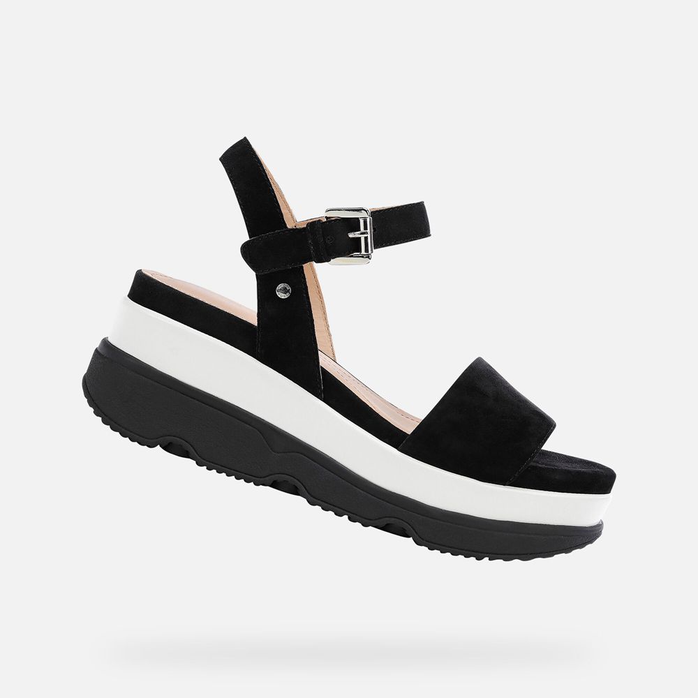 Geox Bayan Sandalet Siyah - Gardenia - RZP-023591